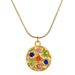 【 Full Body Titanium Steel 】 Colored Zirconium Circular Plate Extremely Simple Blast Furnace Genuine Gold Necklace For 【 】 【 】 【 】_ipsvogv.com