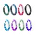 Stainless Enamel Colored Paint Piercing Buckle, Titanium Steel Classic Niche Gradient Clip Ear Buckle_ipsvogv.com
