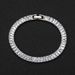 Women's Jewelry Trendy Cuban Link Chain With Full Zirconia Inlay, Minimalist Geometric Statement Necklace For Women And Men, Sizes 18-60cm_ipsvogv.com