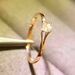 Cao Shi's Classic Four Claw Hot Selling Handpiece Fashion OL Extremely Simple Style Zircon Women's Copper Plated White_ipsvogv.com