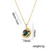 Women's Fantasy French Super Immortal Planet Necklace Micro Set Zircon Star Moon Blue Starry Sky Collar Chain_ipsvogv.com