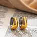 Simple Design Retro Earrings Geometric High End Light Luxury Simple Niche Design Earrings_ipsvogv.com