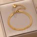 Flat Snake Bone Chain Bracelet For Women, Light Luxur, High-end Design, Fashionable Temperament, Versatile Blade_ipsvogv.com