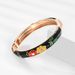 Thai Blue Fashion Bracelet Chinese Style Enamel Oil Drop Flower Bracelet Small Fresh Flower Bracelet For Girlfriend_ipsvogv.com