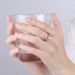 Jewelry Korean Edition Micro Set Zircon Cross Double Layer Personalized Geometric Open Women's Ring_ipsvogv.com