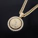 Unisex Cool Rotating Statue Of Liberty Full Diamond Pendant All Match Hip Hop Men's Jewelry Necklace_ipsvogv.com