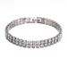 Zhongyi Full Rhinestone Unisex Hip-Hop Double Row Bracelet_ipsvogv.com