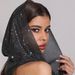 Headscarf elastic rhinestone hat personalized accessories fishing net hat headscarf hat_ipsvogv.com