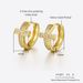 Cross Full Diamond Ear Buckle Men's Micro Set Zircon Hip Hop Earrings_ipsvogv.com