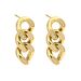 Women's Jewelry High End Fashion Accessories Personalized Stainless Steel Cuban Chain Earring Exaggerated Diamond Studded Earrings Versatile Earrings_ipsvogv.com