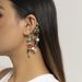 Accessories Forest Ins Style Elf Ear Hanging Bohemian Mushroom Tassel Chain Earrings Without Earholes_ipsvogv.com