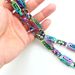 Rainbow Iridescent Stainless Steel 8.5mm Width Man's Woman's Necklace Bracelet Chain Jewelry_ipsvogv.com