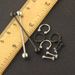 8 pieces suit piercing jewelry nose ring nose nail eyebrow nail lip nail industrial ear studs_ipsvogv.com