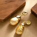 French Style Luxury Fashion Socialite Feng Shui Drip Pendant For Women Exaggerated Simplicity High-end Feel, Plated With_ipsvogv.com