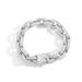 Unisex Hip Hop Bracelet O Shaped Chain 12mm Personality Trendsetter Micro Inlaid Zircon Cross Chain Men's Hip Hop Jewelry_ipsvogv.com