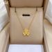 Fashion Three-leaf Grass Necklace Women Grass Flower Dazzling Temperament Flower Clavicle Chain Versatile Pendant Trendy_ipsvogv.com