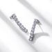 Moissanite Long Earrings S925 Silver Tassel Diamond Earrings Ear Wire Fashion High End Ins_ipsvogv.com