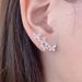 Cao Shi Butterfly Flower Exquisite For Women's Fashion Micro Inlaid Zircon Shining Daily Earrings_ipsvogv.com