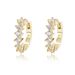 Women's Jewelry Circle C Shaped Diamond Zircon Personality Fashion S925 Sterling Silver Ear Buckle Earring Ear Jewelry_ipsvogv.com