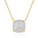 Fashion Items Copper Inlaid Zirconium Square Round Pendant Personality Niche Elegant Temperament Women's Necklace_ipsvogv.com