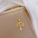 【 Titanium Steel 】 Big Trees With Abundant Fruits, Light Luxury, Gorgeous Temperament, Full Of Diamond Necklaces,_ipsvogv.com