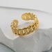 Ins Cuban Chain Titanium Steel Color Preserved Matte Gold Trendy Exquisite Personalized Street Hip Hop Men's And Women's_ipsvogv.com
