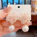 Unisex Summer Light Luxury Fresh Hand Woven Pearl Crystal Flower Earrings Ins Style Super Fairy Versatile Earrings_ipsvogv.com