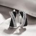 Cao Shi's Exquisite Cross Zircon East Gate Of Korea, Elegant Fashion Earrings, Unique Design Earrings_ipsvogv.com