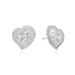 Women’s Jewelry Set Fashion Copper Plated Real Gold/white GoldSweet Style Heart Shaped Micro Inlaid Zircon Earrings High End Light Luxury Earrings_ipsvogv.com