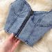 Women's fashion halter tank top high waisted denim skirt_ipsvogv.com