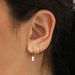 Brass With Real Gold Plating, Hot Selling Across, Stylish And Elegant Earrings For Ladies With Zircon, Three Piece Set_ipsvogv.com