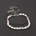 Summer Beach Style Natural Shell Conch Handmade String Chain Knot Cotton Thread 2-piece Feet Set_ipsvogv.com