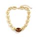 Punk Style Accessories, Flowing Pig Nose Chain Necklace, Personalized Leopard Print Acrylic Button Accessories_ipsvogv.com