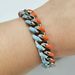 Men's Jewelry Fashion Hip Hop Cuban Bracelet Jewelry Oil Drop Splicing Simple Couple Personality Bracelet Jewelry_ipsvogv.com
