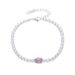 Women's Jewelry Fashion Simple Jewelry Diamond Bracelet Temperament Versatile Full Diamond Square Bracelet Cross Mirror_ipsvogv.com