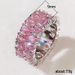 Cao Shi's Hot Selling New Light Luxury Double Row Water Drop Zircon For Women Full Diamond Couple Ring_ipsvogv.com