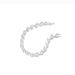 Fashionable And Light Luxury Small Willow Leaf White Water Diamond Bracelet Handpiece_ipsvogv.com
