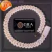 Bracelet Designer Jewelry Moissanite Chain Cuban Link High Quality 3 Rows VVS Moissanite Diamond Chain White Rose Gold_ipsvogv.com