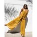 Women's Clothing Sexy V-neck halter loose jumpsuit home casual holiday style jumpsuit woman_ipsvogv.com