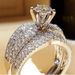 Cao Shi's New Flash Diamond Engagement for Women's Ring Fashion Light Luxury Headpiece_ipsvogv.com