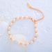 Stainless Steel Pearl Inlaid Zircon Round Ball Bracelet Ladies Jewellery Gifts For Women Mum_ipsvogv.com