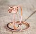 Rose Gold Plated Engagement Ring with Exquisite Micro Set Zircon Strip_ipsvogv.com