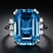 Cao Shi Accessories New Creative Large Rectangular Zircon Women's Wedding Ring Jewelry_ipsvogv.com