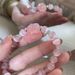 Huatang Spring New Chinese Girl Heart Powder Cat Eye Bracelet Natural Agate Little Rabbit Strawberry Crystal Dongling_ipsvogv.com