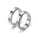 Titanium Steel For Stress Relief, Anti Anxiety, Fashionable Rotating Couple Diamond Ring_ipsvogv.com