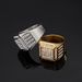 316 stainless steel/titanium steel gold plated full diamond luxury hip hop men's ring_ipsvogv.com
