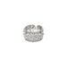 Super Sparkling Zircon Flower Ring, Female Niche Design, High-end, Light Luxury, Personality, Simple Temperament,_ipsvogv.com