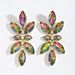 Light luxury style full diamond earrings fashionable personality color rhinestone earrings high grade alloy earrings batch_ipsvogv.com