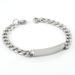 Trendy Stainless Hip-Hop For Men Steel Color Fashion Personality NK Chain Curved Piece Men's Bracelet_ipsvogv.com