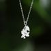 New 999 Foot Silver Lotus World Qinghuan Necklace For Women, Light Luxury, Niche Design, New Temperament, Versatile_ipsvogv.com